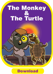 Download free flash cards for The Monkey and the Turtle